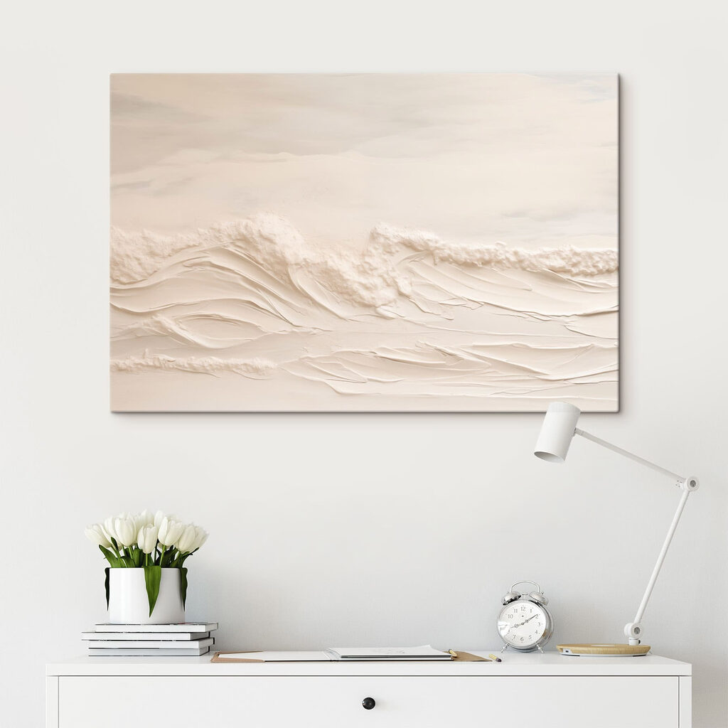 Vagues blanches en strates — intérieur 2