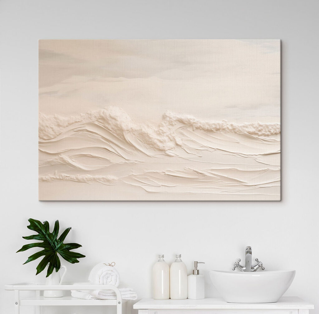 Vagues blanches en strates — intérieur 3