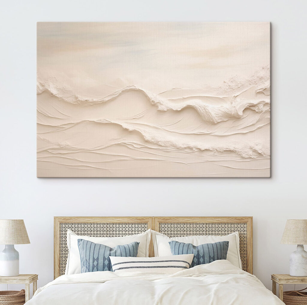 Vagues claires superposées — intérieur 1