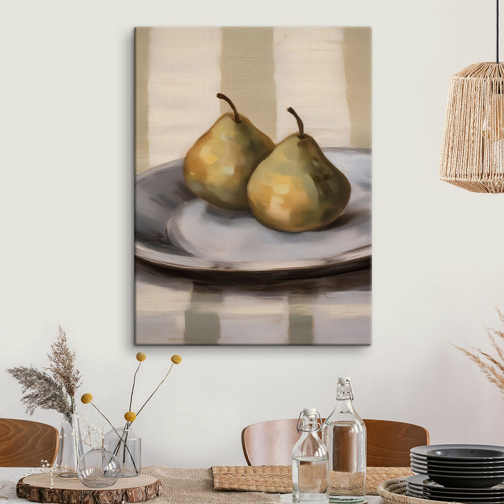 Deux poires et rayures — intérieur 2