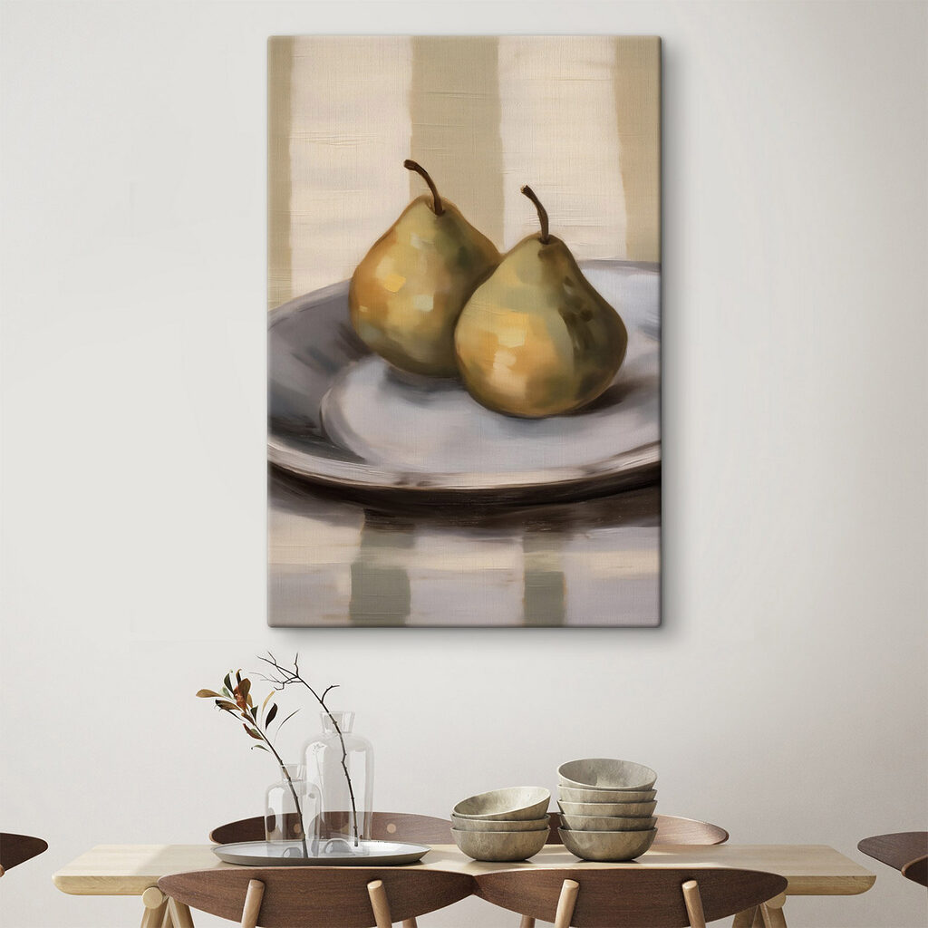 Deux poires et rayures — intérieur 1