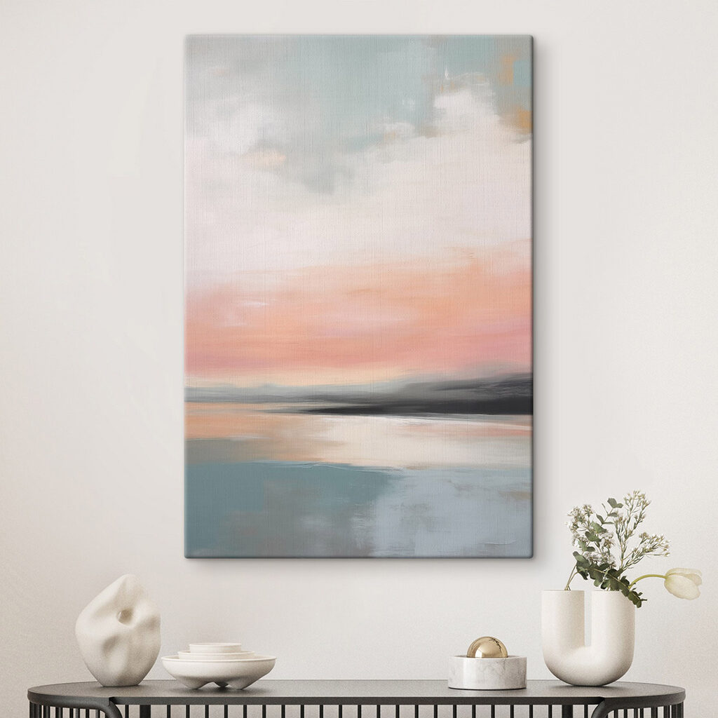 Lueur rose sur l’eau — intérieur 1