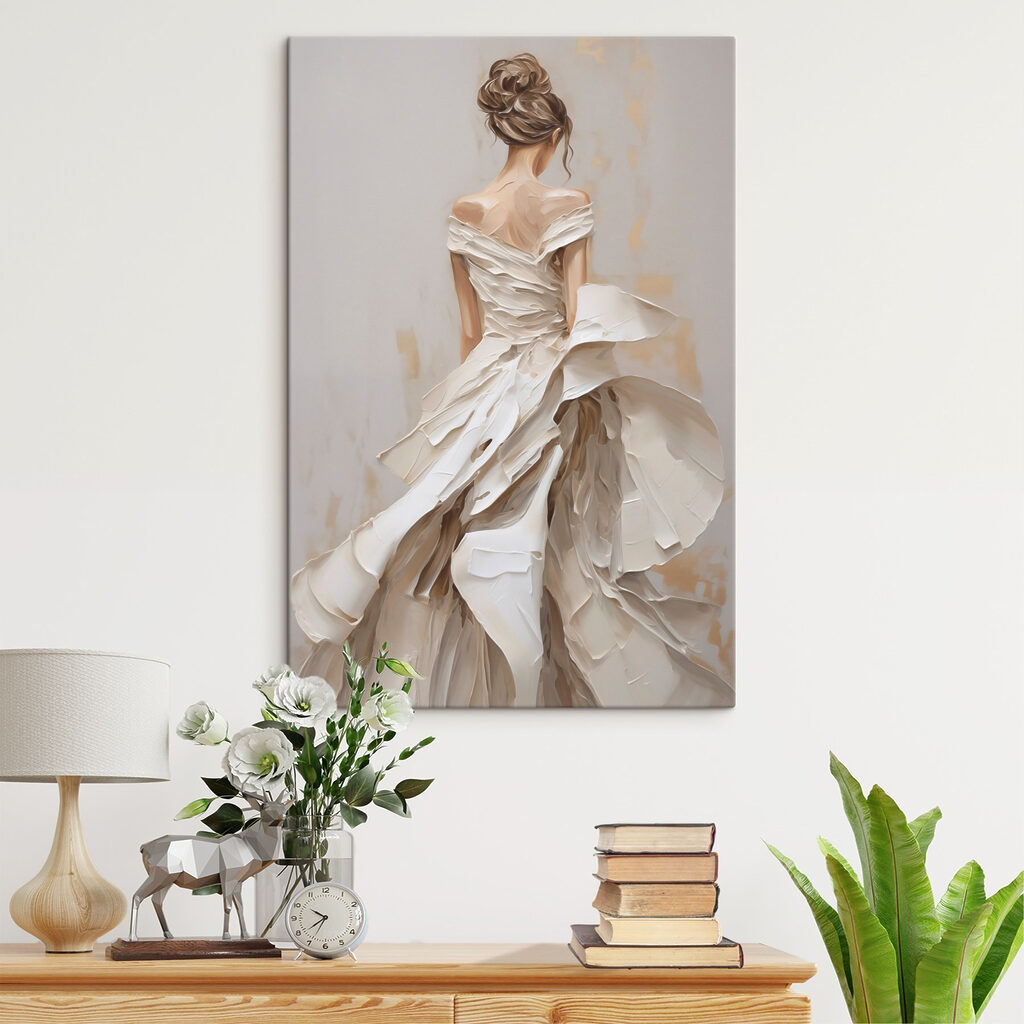 Dos en blanc plissé — intérieur 1