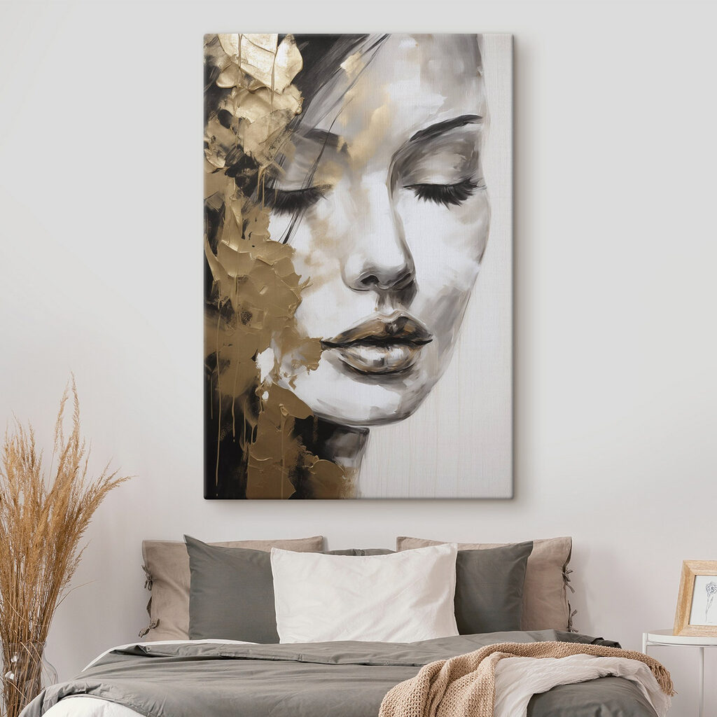 Yeux clos, éclats d’or — intérieur 2