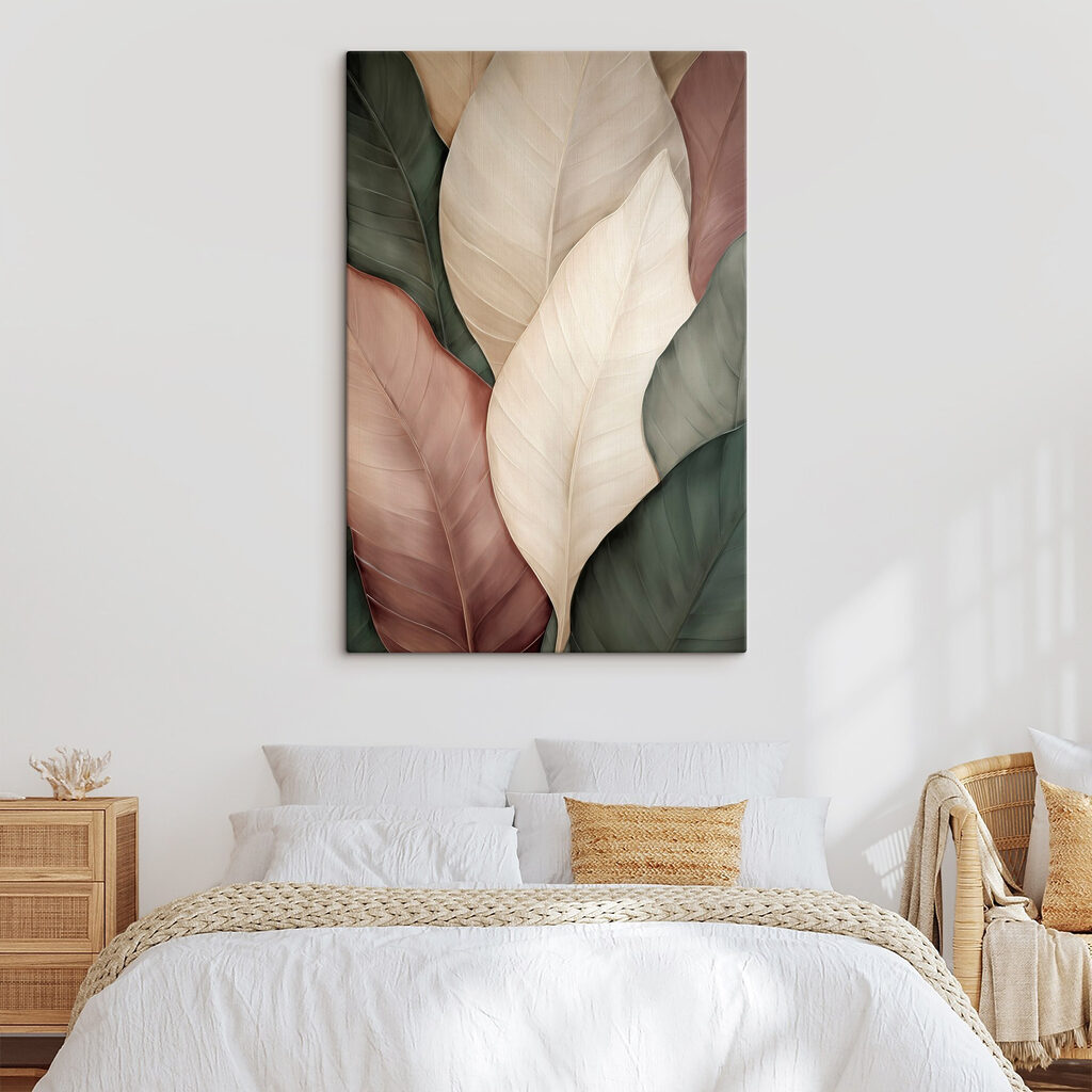 Feuilles courbes nervurées — intérieur 2