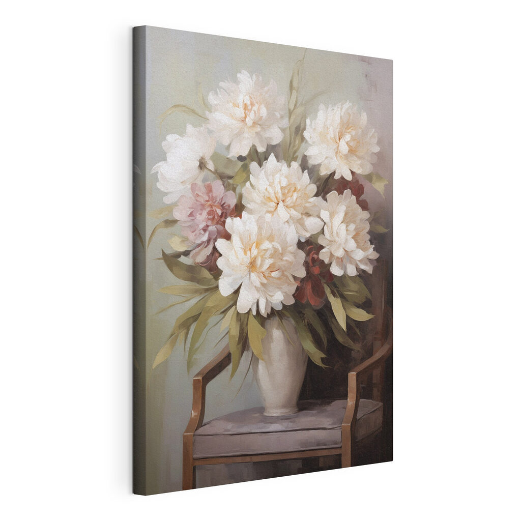 Bouquet sur la chaise — vue du produit
