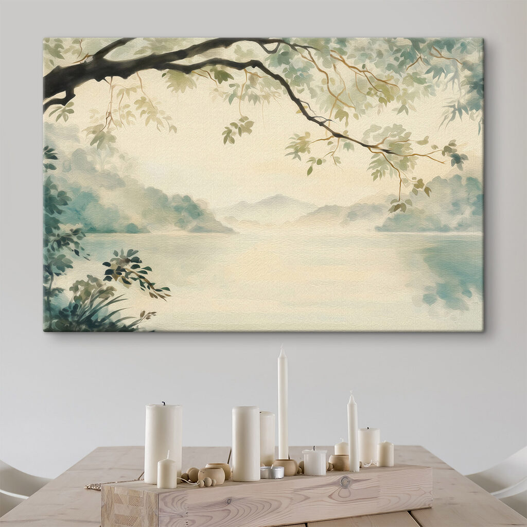 Lac sous les branches — intérieur 1