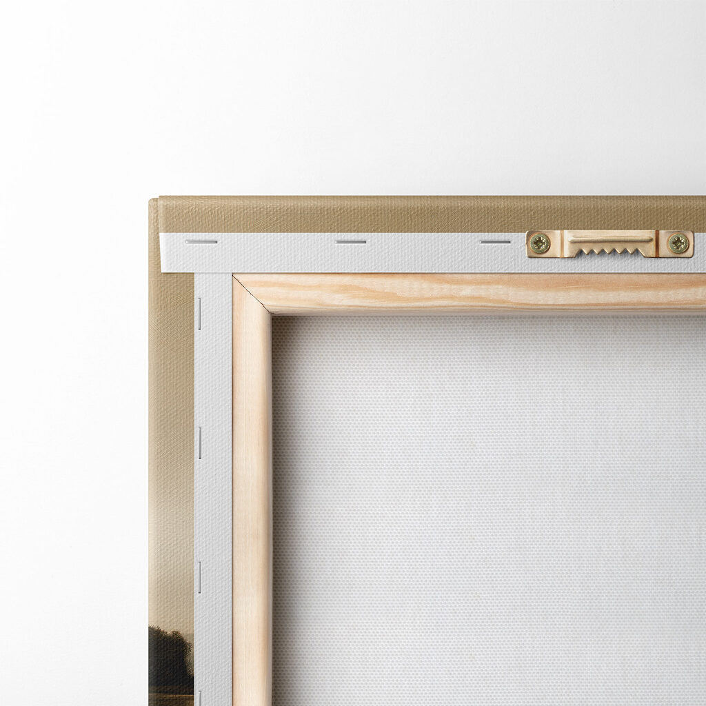 Arbres sombres en miroir — dos