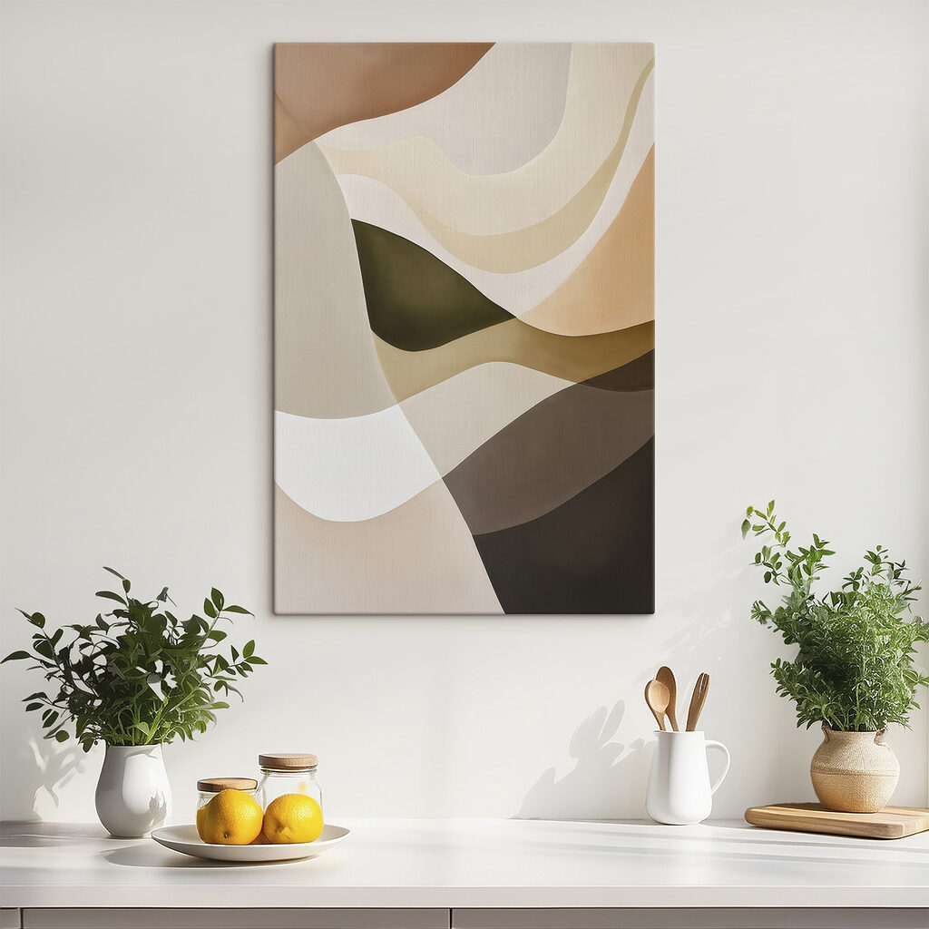 Formes ondulées couleur terre — intérieur 2