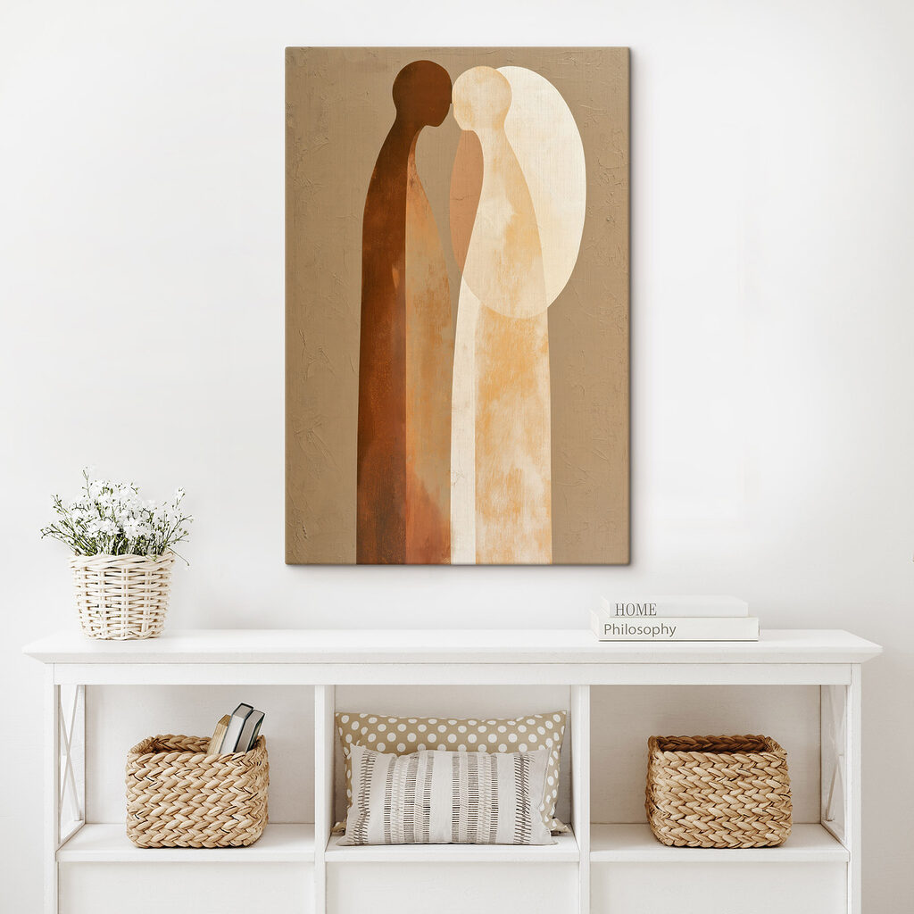 Silhouettes qui se touchent — intérieur 2