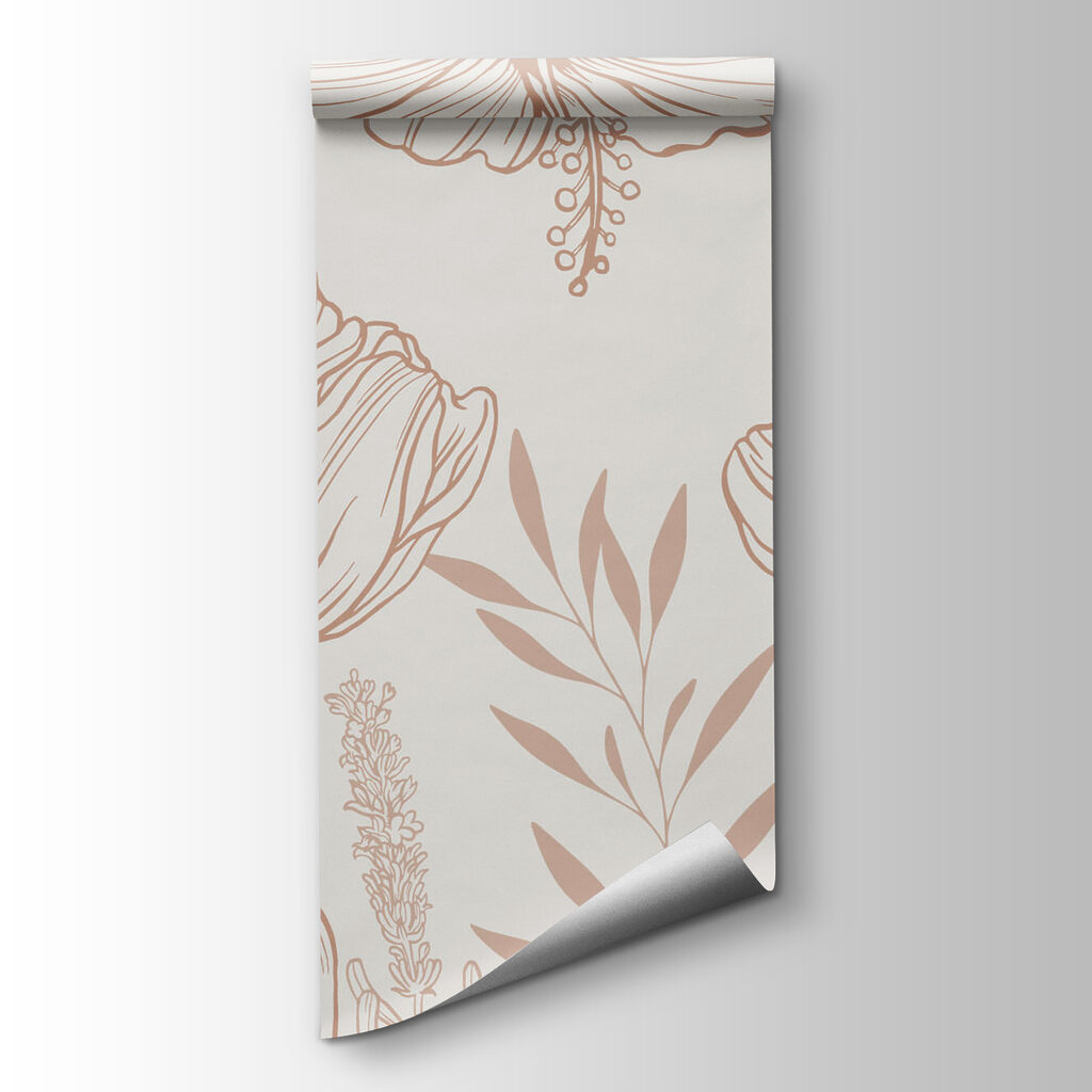 Fleurs au trait délicat — vue du produit