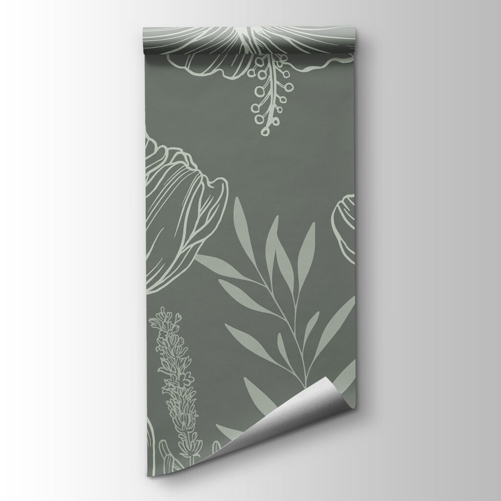 Fleurs au trait délicat — vue du produit