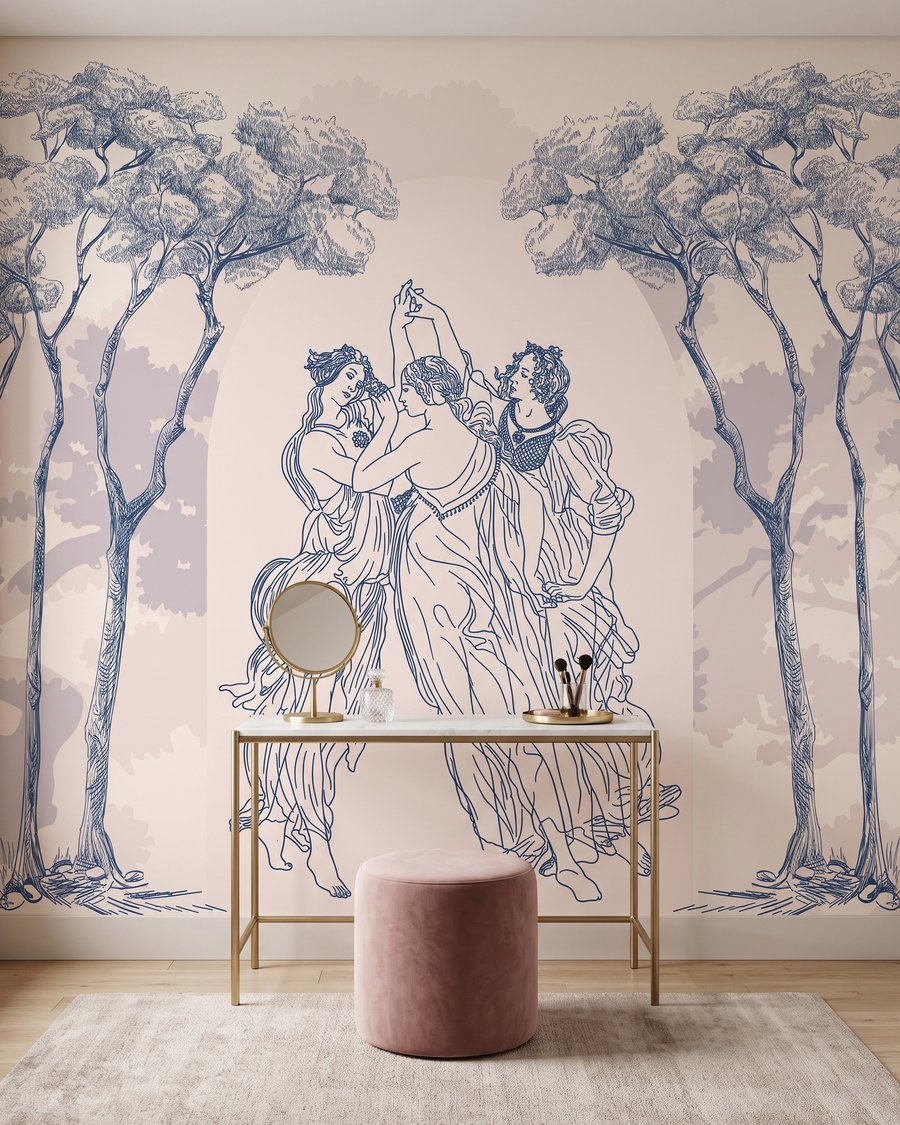 Danse sous les cimes dans un intérieur