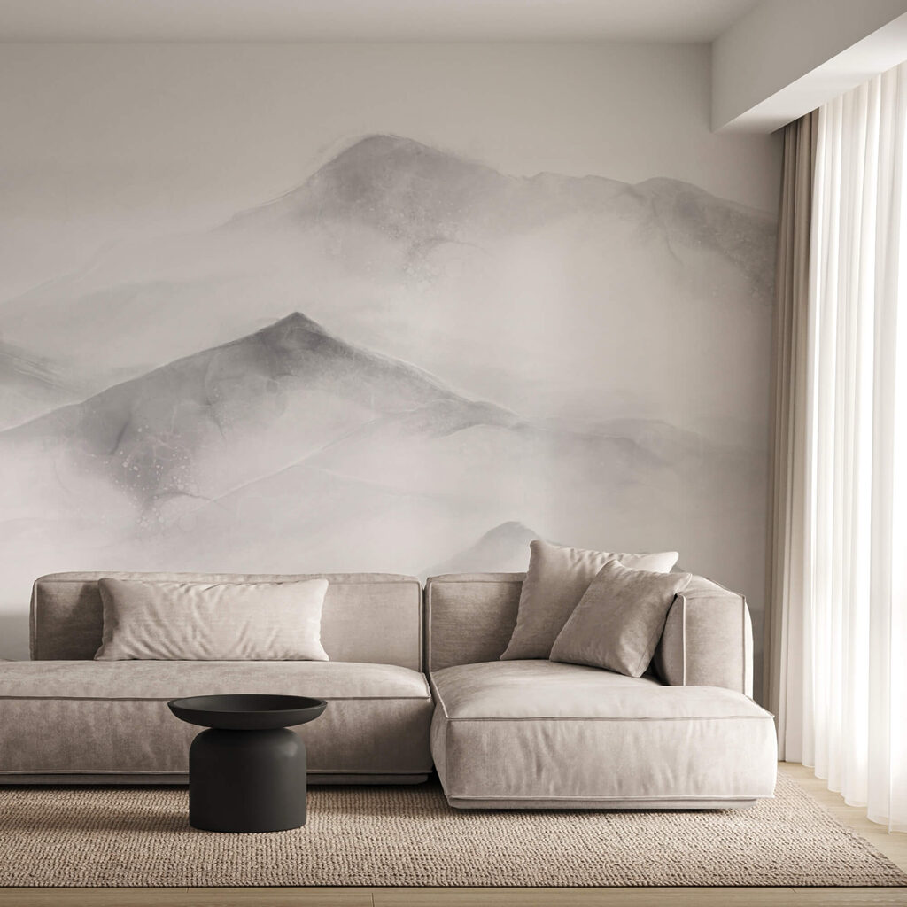 Montagnes blanches et grises — intérieur 1
