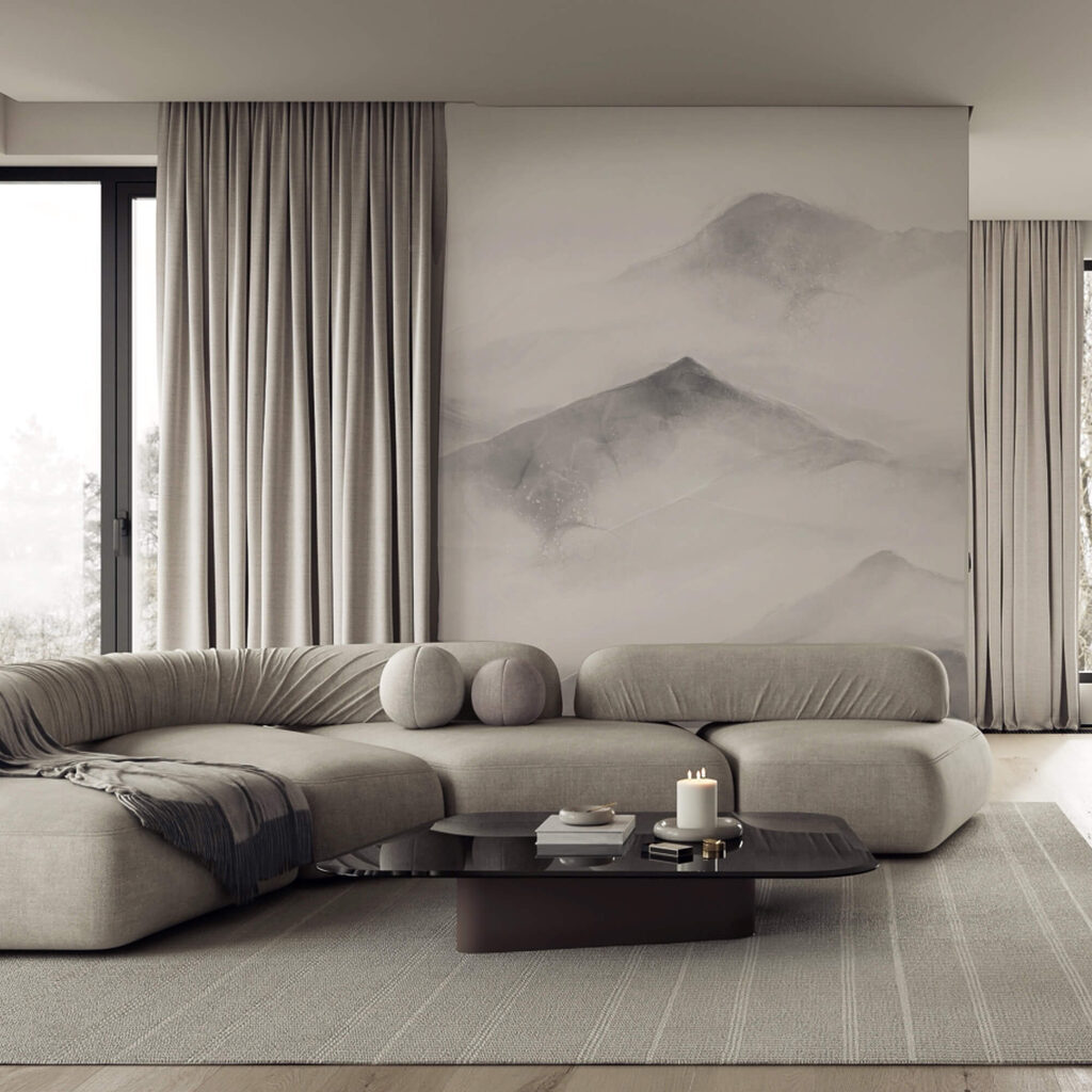 Montagnes blanches et grises — intérieur 2