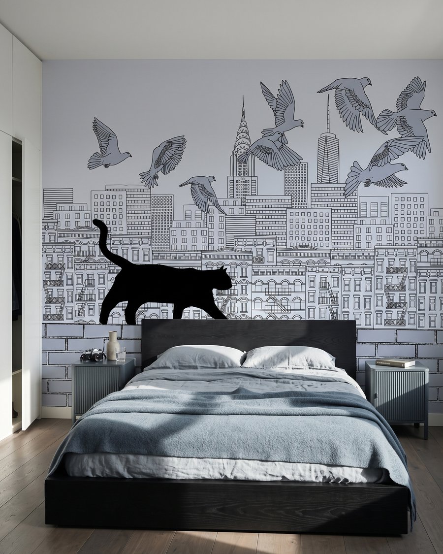 Chat dans la ville — intérieur 2