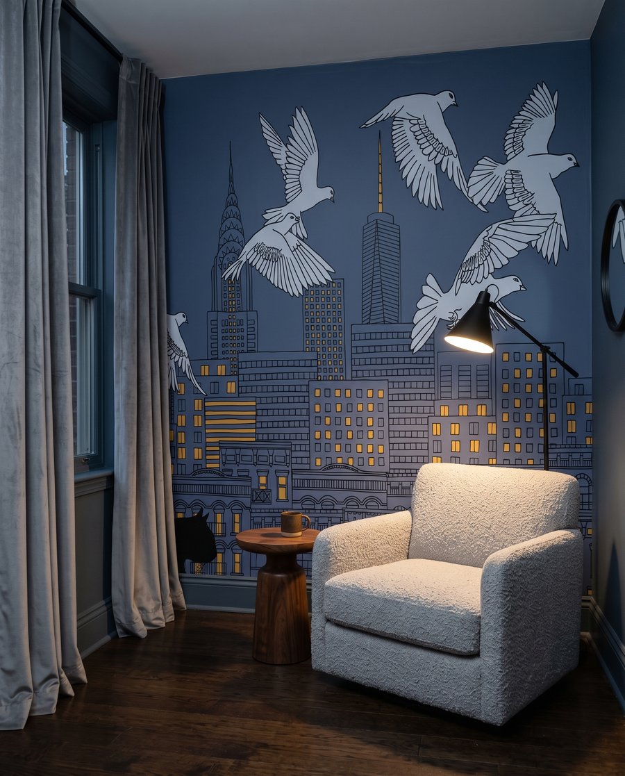 Chat dans la ville — intérieur 3