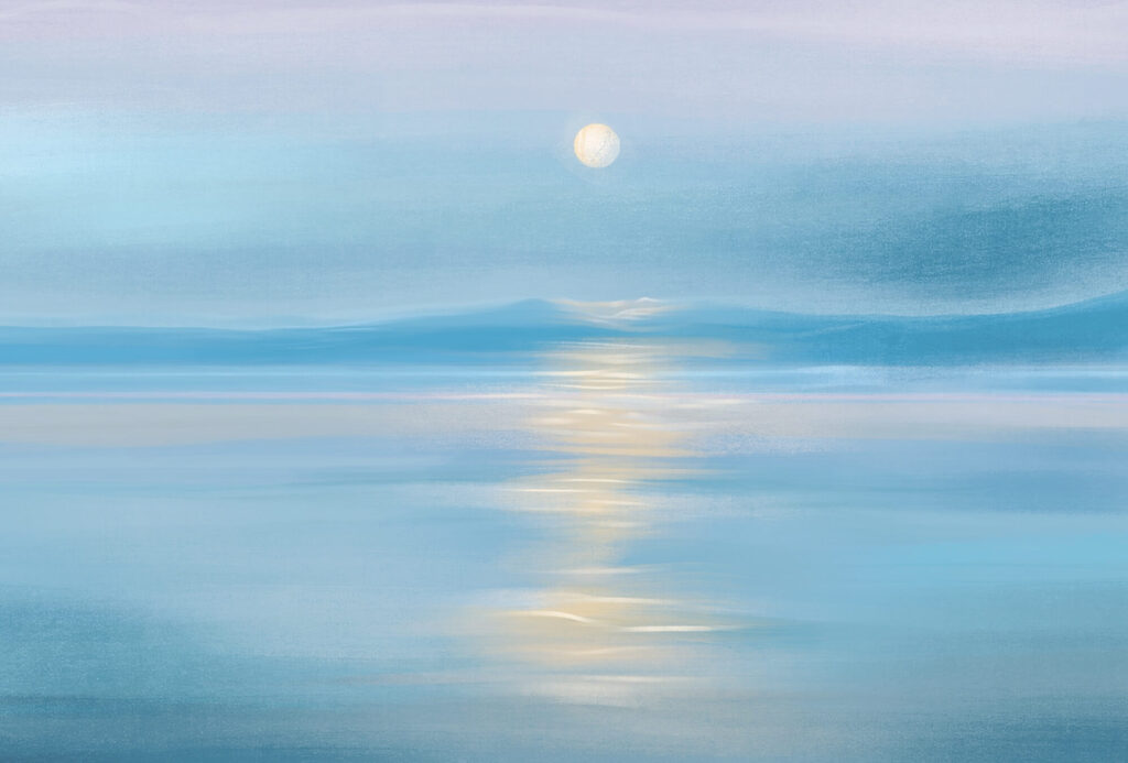 Lumière sur l’eau — motif complet