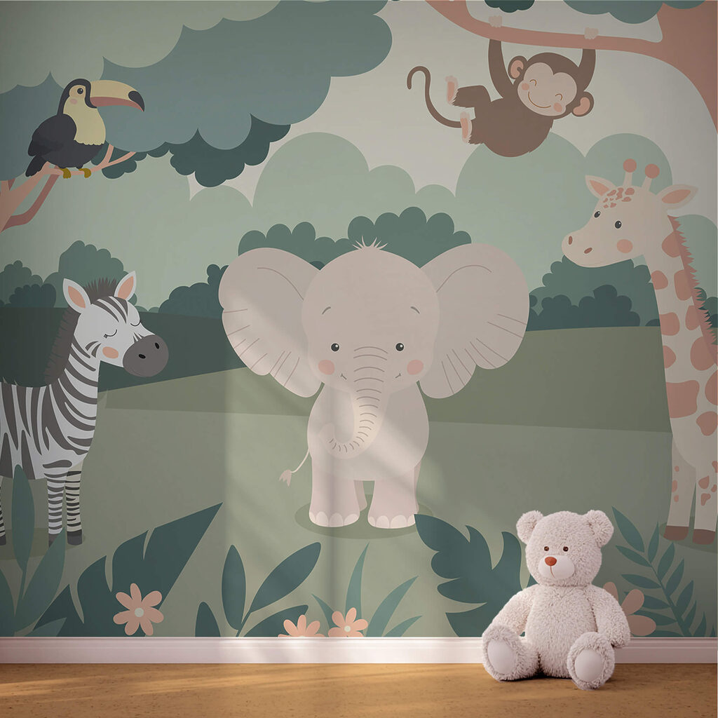 Animaux dans la forêt — intérieur 1