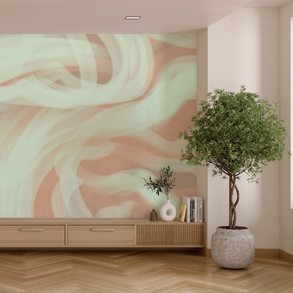 Rubans clairs en mouvement — intérieur 2
