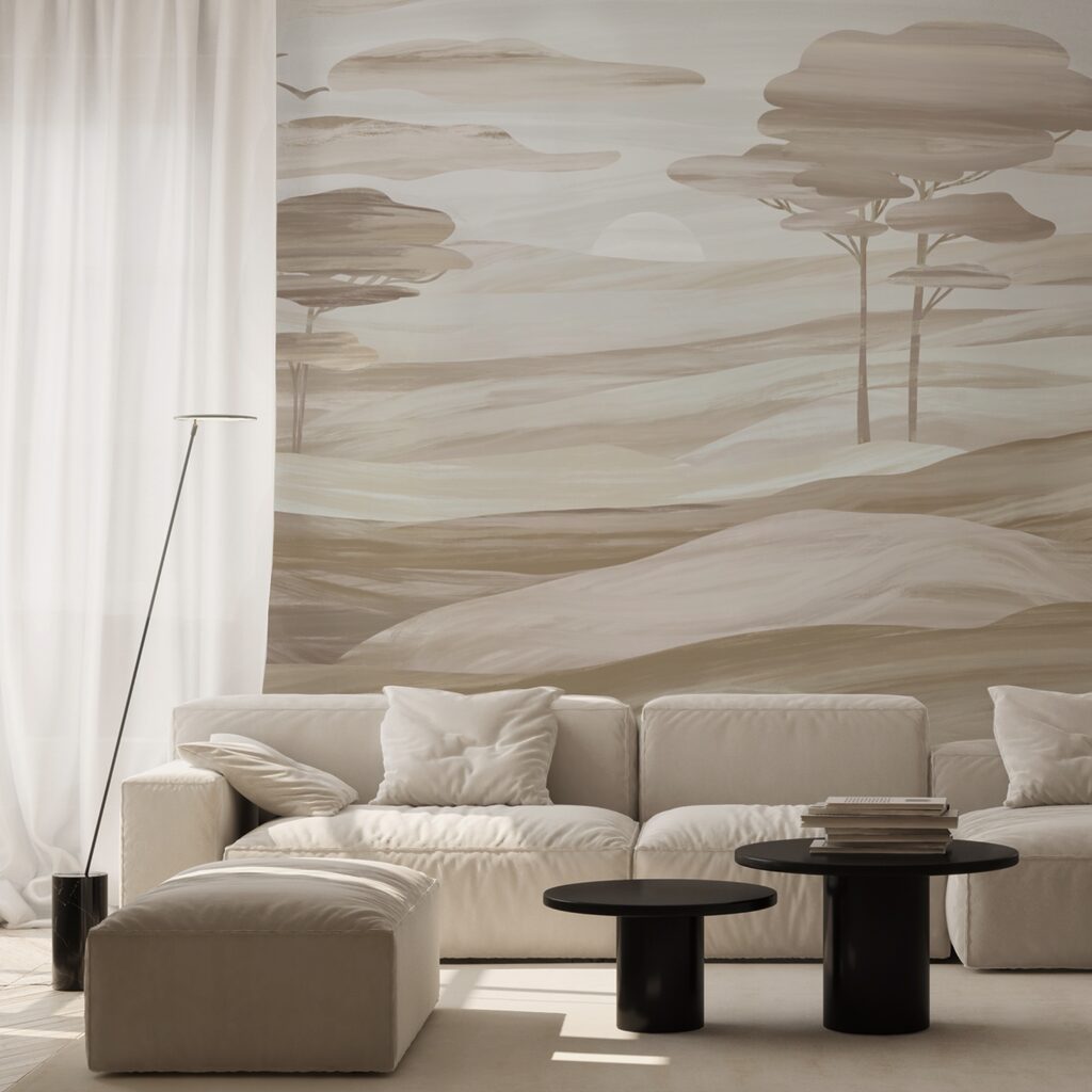 Arbres et douces collines — intérieur 2