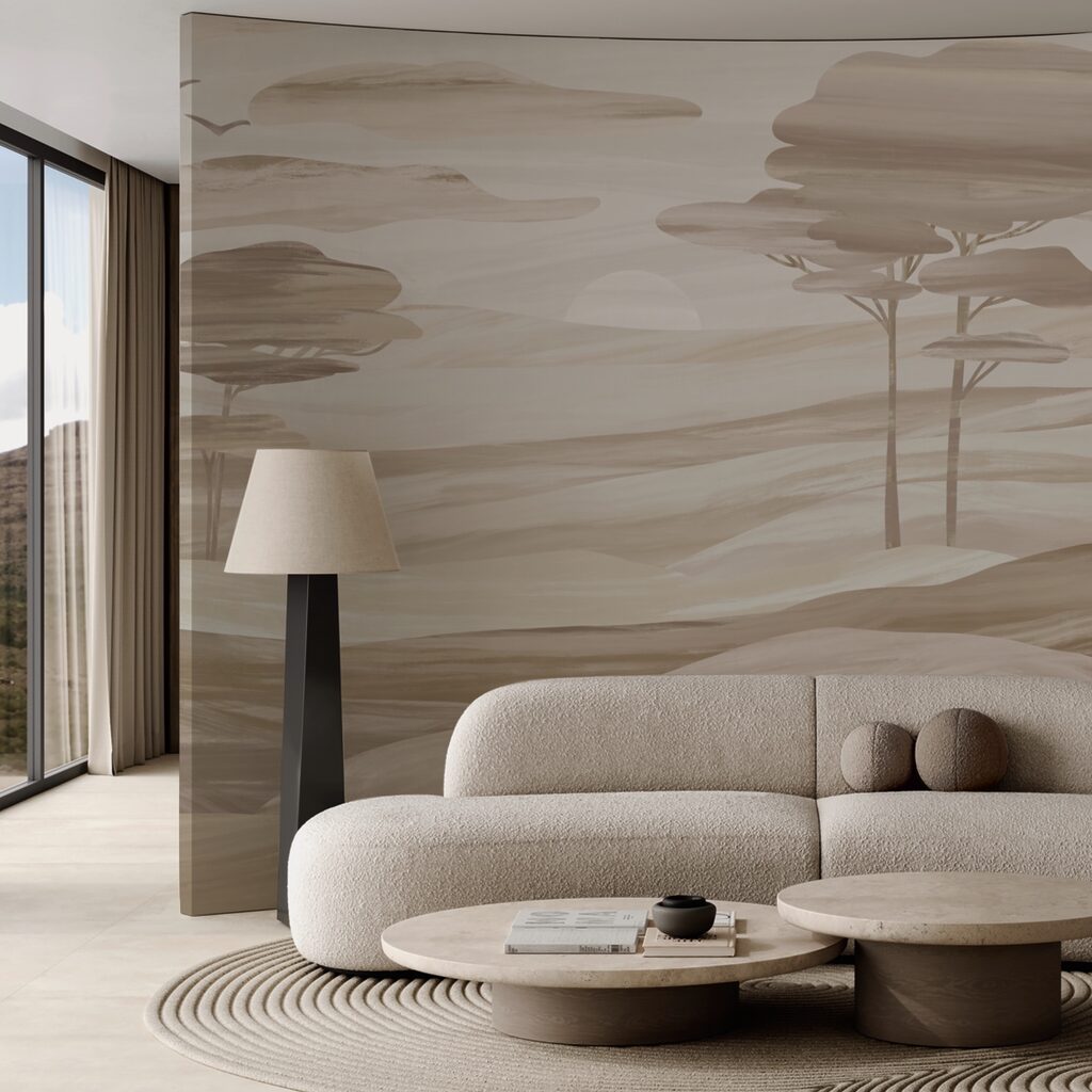 Arbres et douces collines — intérieur 3