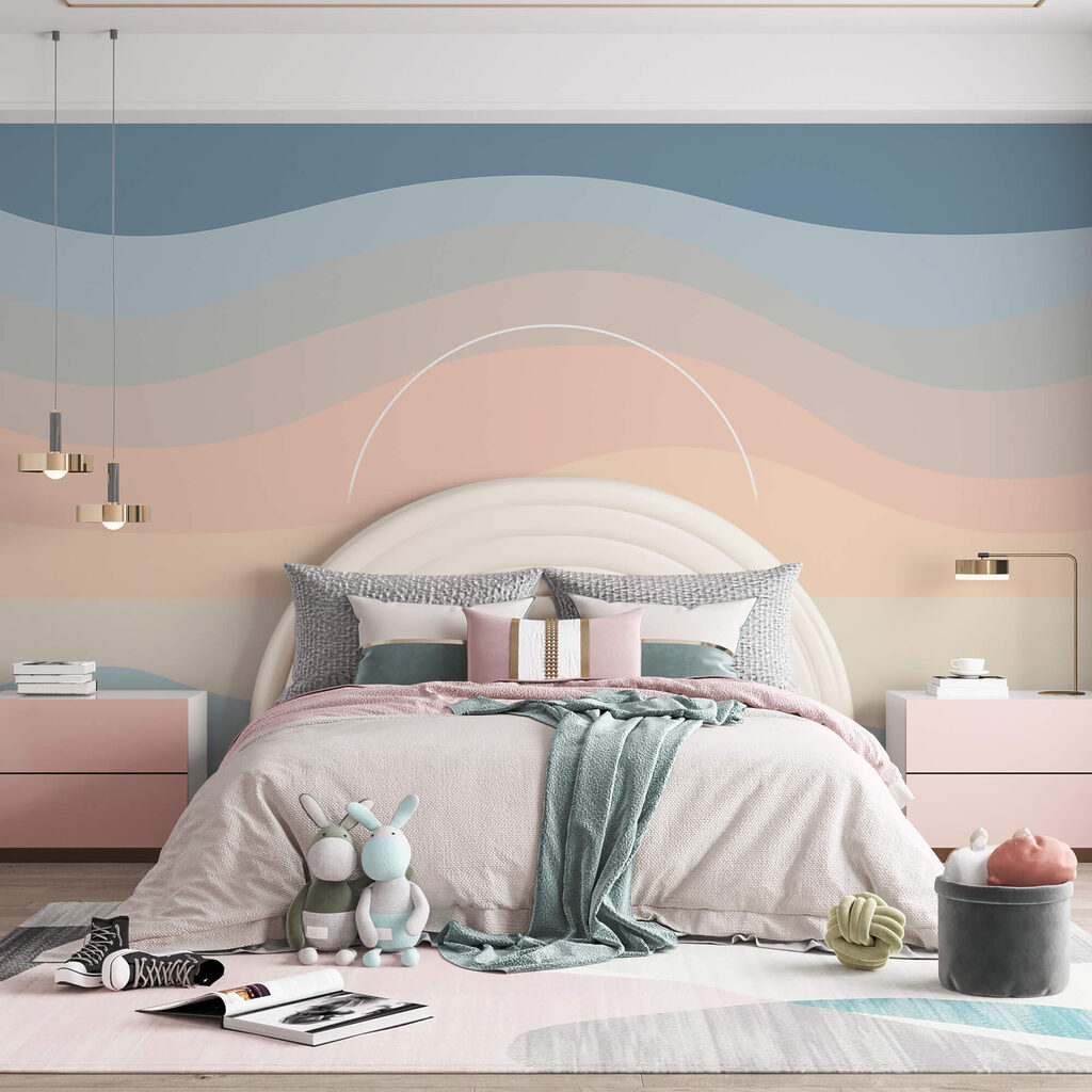 Cercle blanc et vagues — intérieur 1
