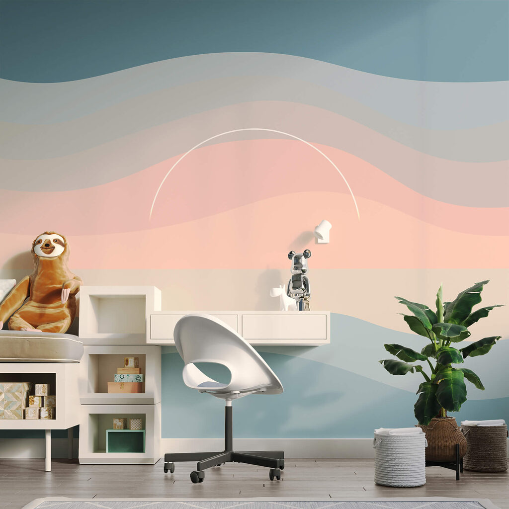 Cercle blanc et vagues — intérieur 2