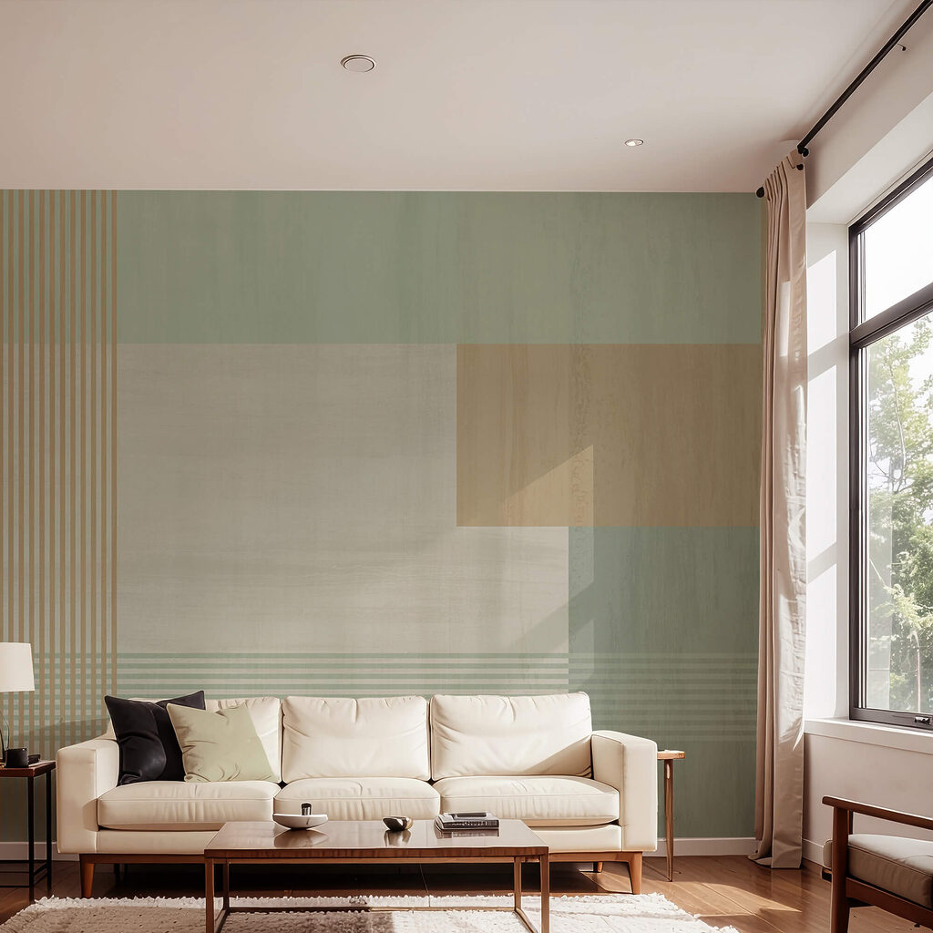 Quadrillage en transparence — intérieur 1