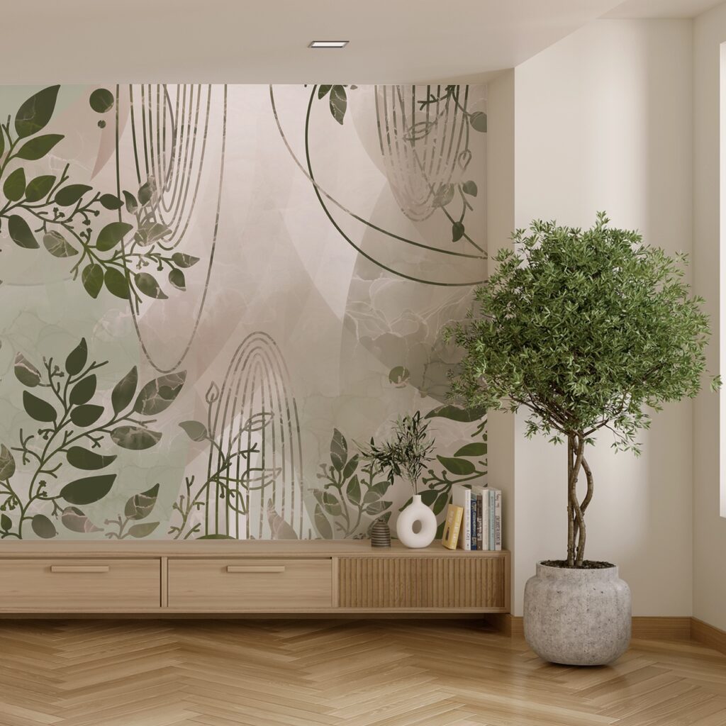 Rameaux et arcs graphiques — intérieur 2