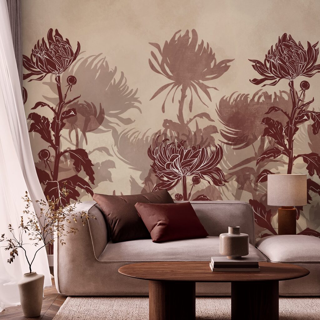 Fleurs à fines tiges — intérieur 1