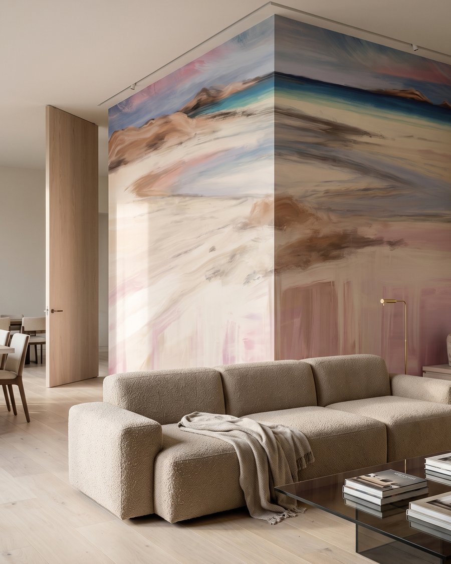 Rivage en lumière rose — intérieur 4