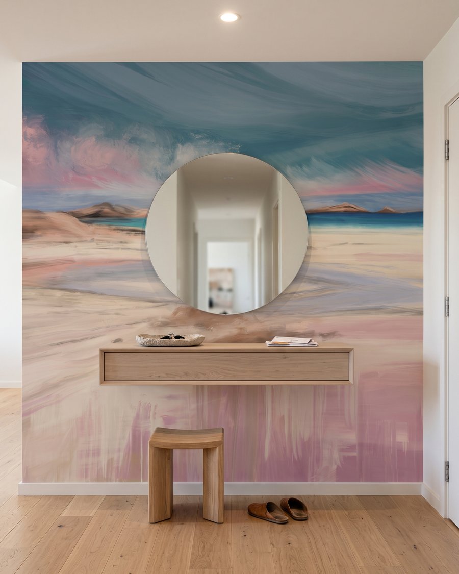 Rivage en lumière rose — intérieur 5
