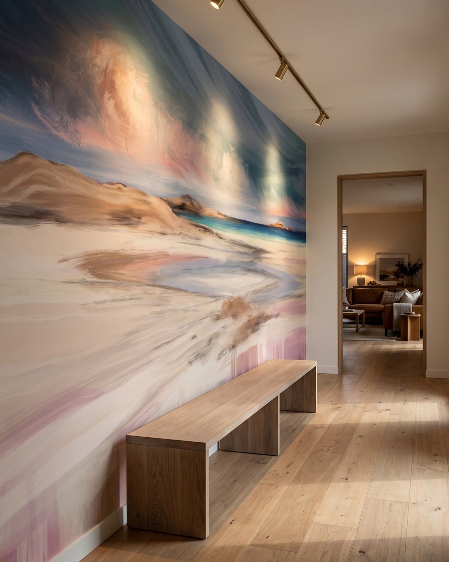 Rivage en lumière rose — intérieur 6