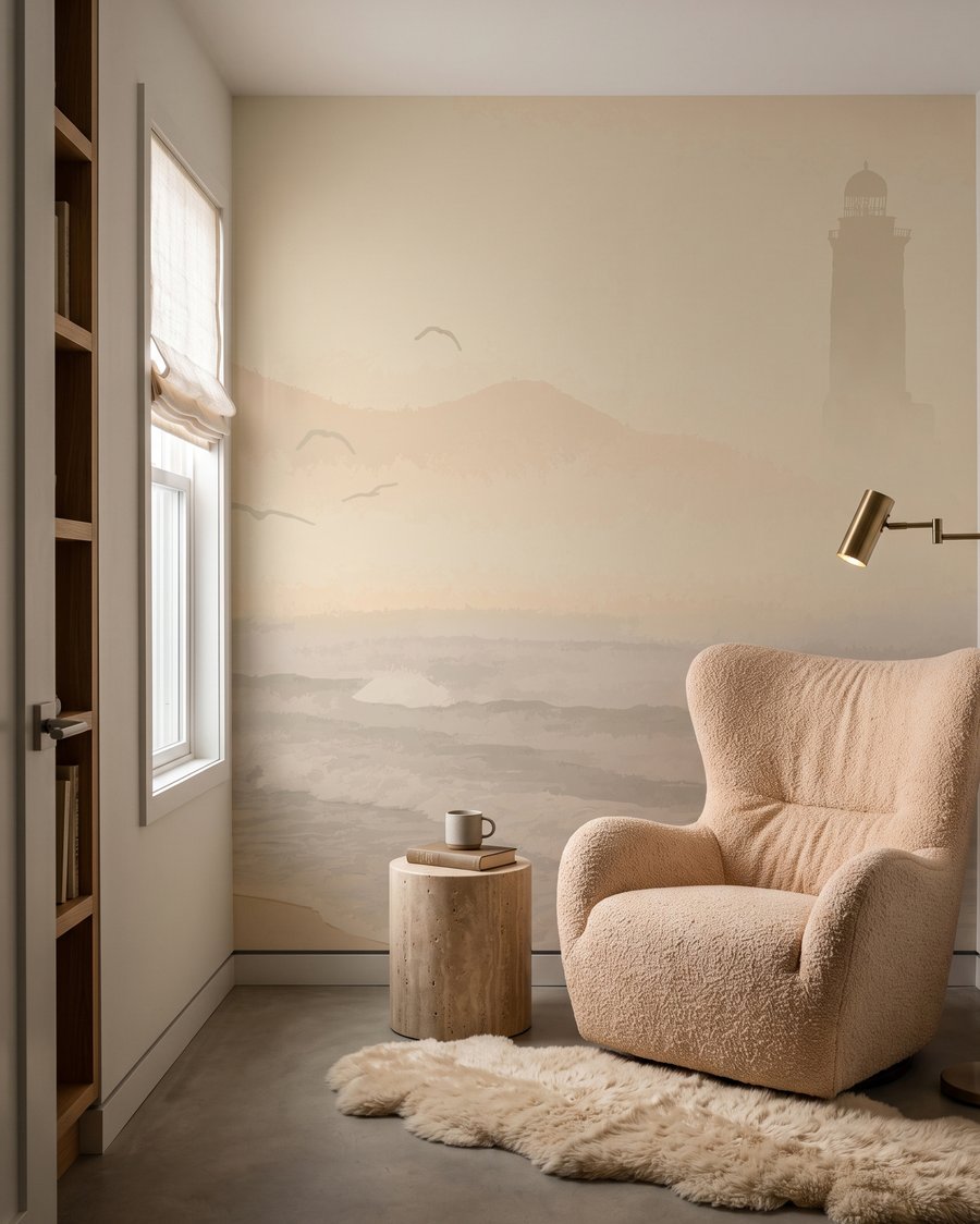 Phare et brume dorée — intérieur 4
