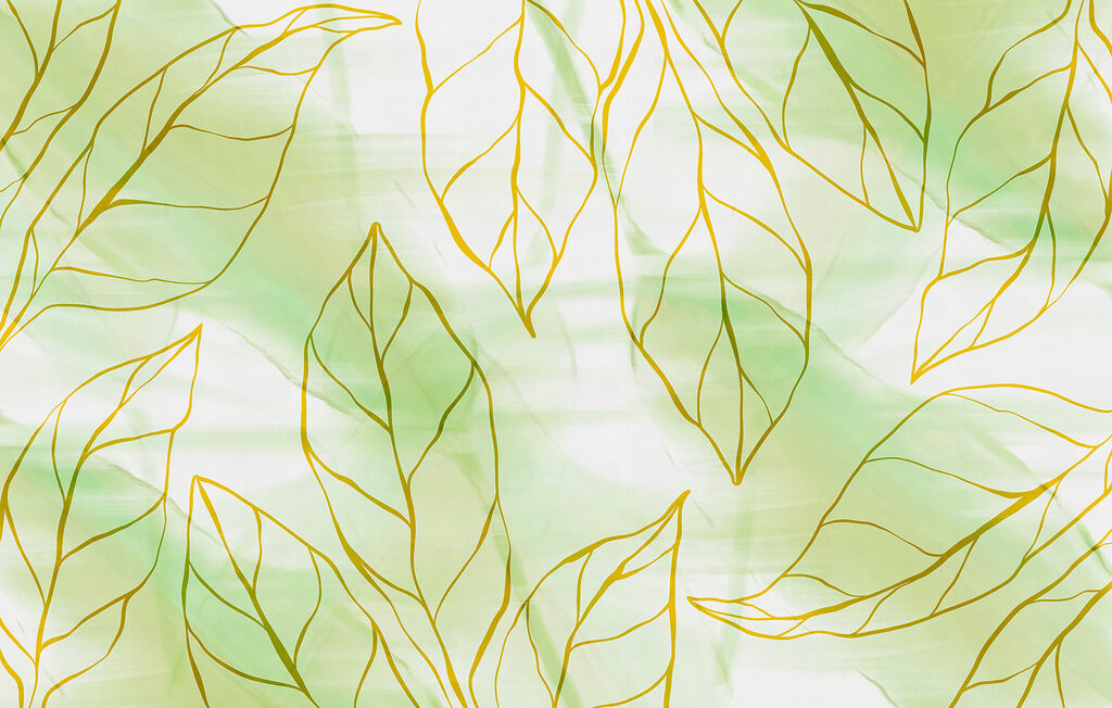 Feuilles entremêlées — motif complet