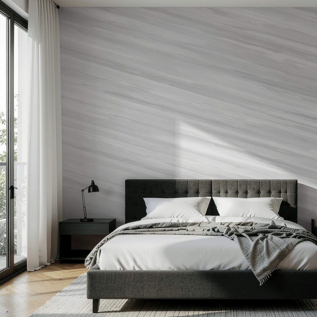 Rayures blanches et grises — intérieur 1