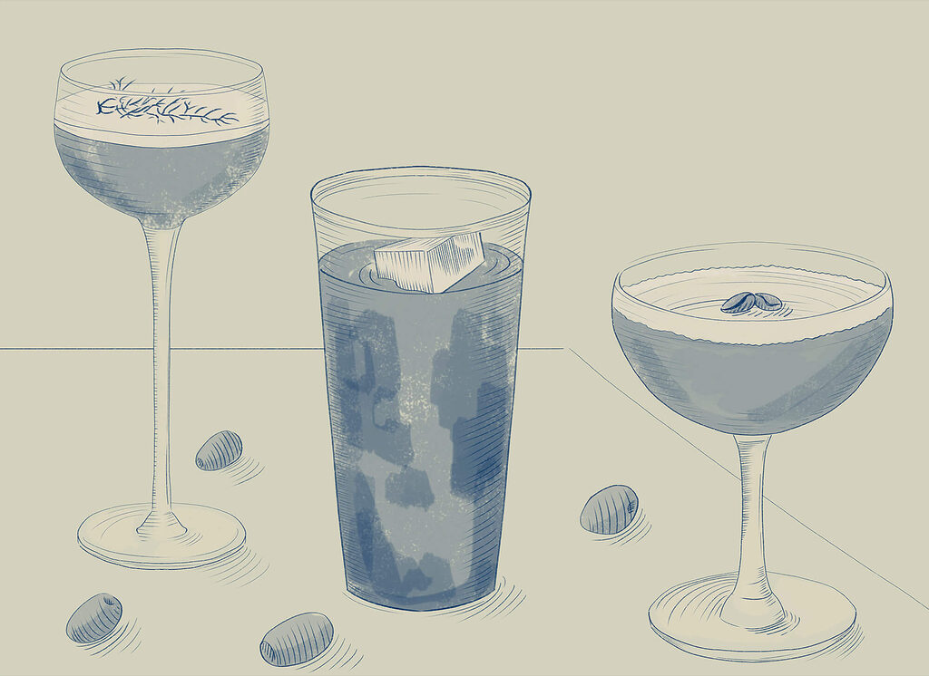 Nature morte aux verres — motif complet