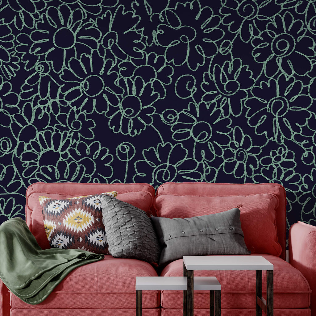 Fleurs d’un seul trait — intérieur 2