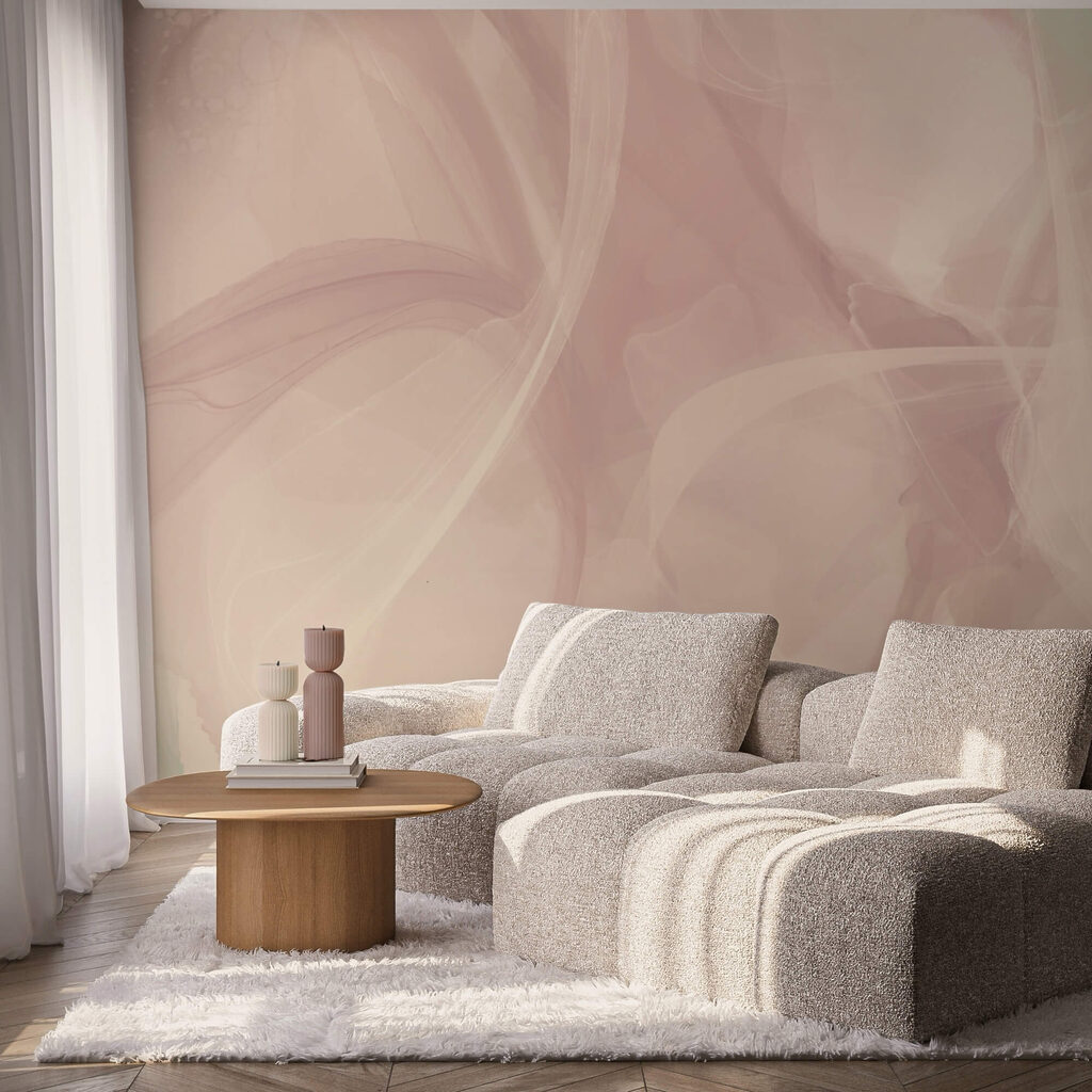 Voiles fluides dans un intérieur