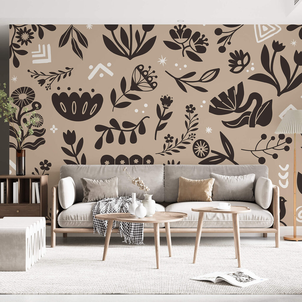 Fleurs et feuillages — intérieur 1
