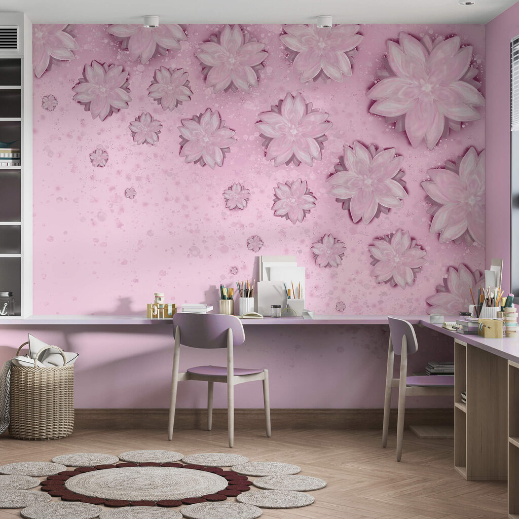Pluie de fleurs — intérieur 1