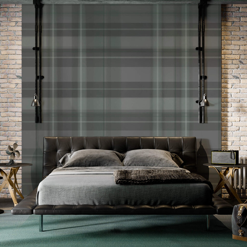 Carreaux gris et noirs — intérieur 1
