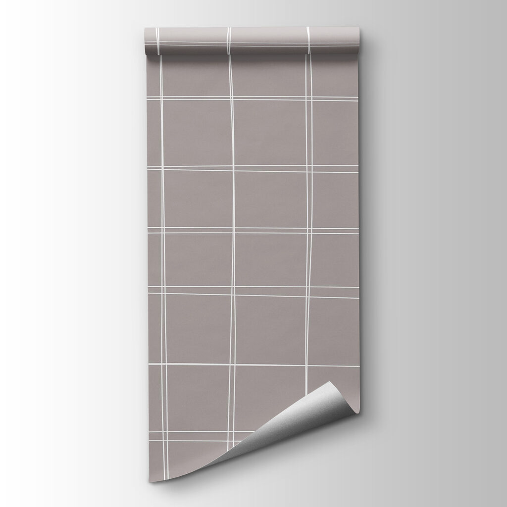 Quadrillage gris et blanc — vue du produit