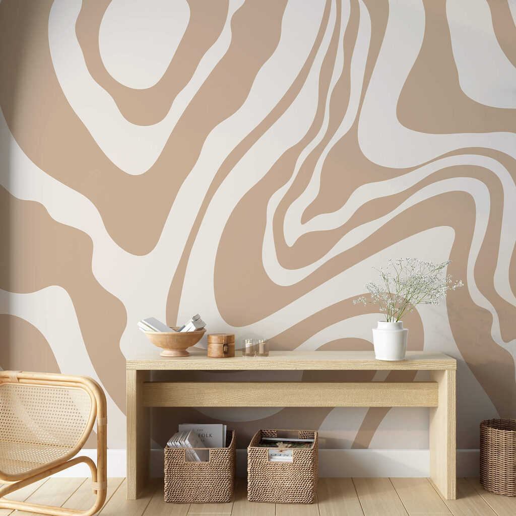 Volutes blanches et brunes — intérieur 2