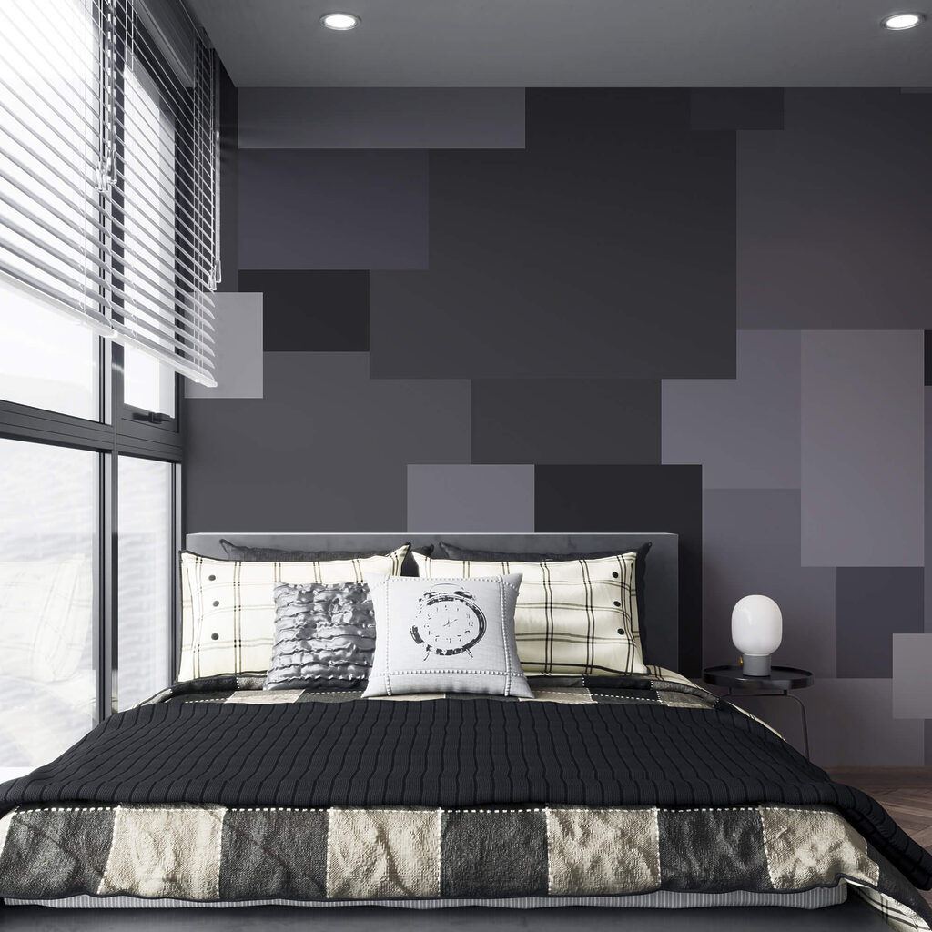 Carrés gris empilés — intérieur 2