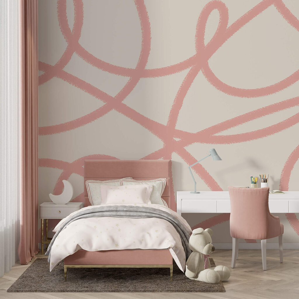 Boucles roses — intérieur 1