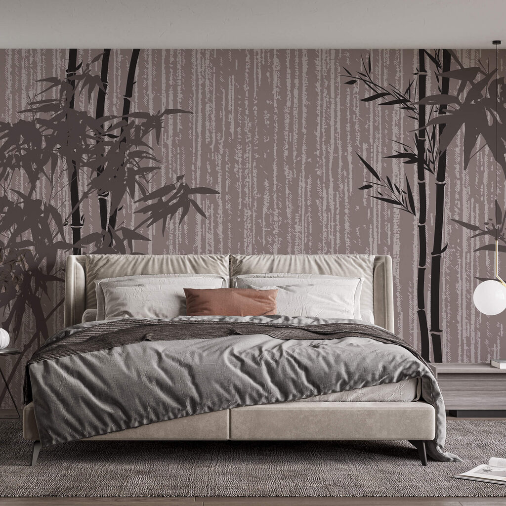 Bambou en silhouette — intérieur 1