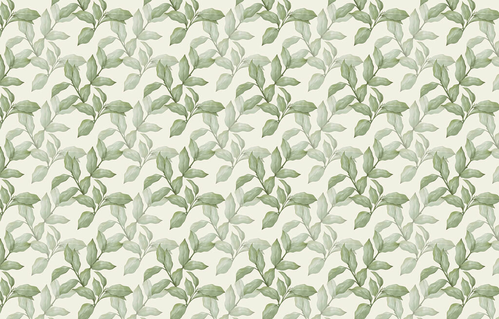Feuillage en diagonale — motif complet