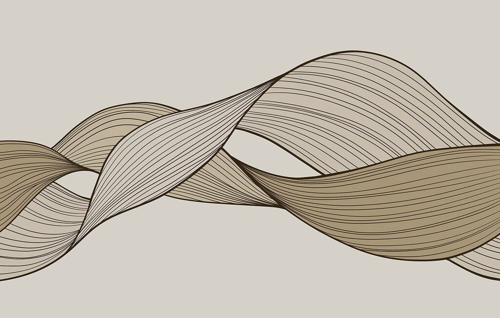 Vagues tressées — motif complet
